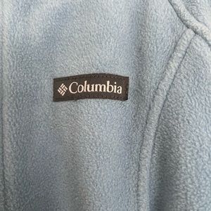 Columbia - light Blue Zip up sweater